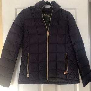 Michael Kors Purple Puffer Jacket